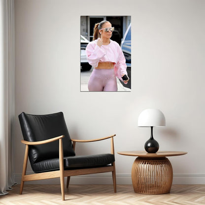 Jennifer Lopez Fashion Designer Dancer Artist Poster Wall Art Print Home Wall Decor - xonomax