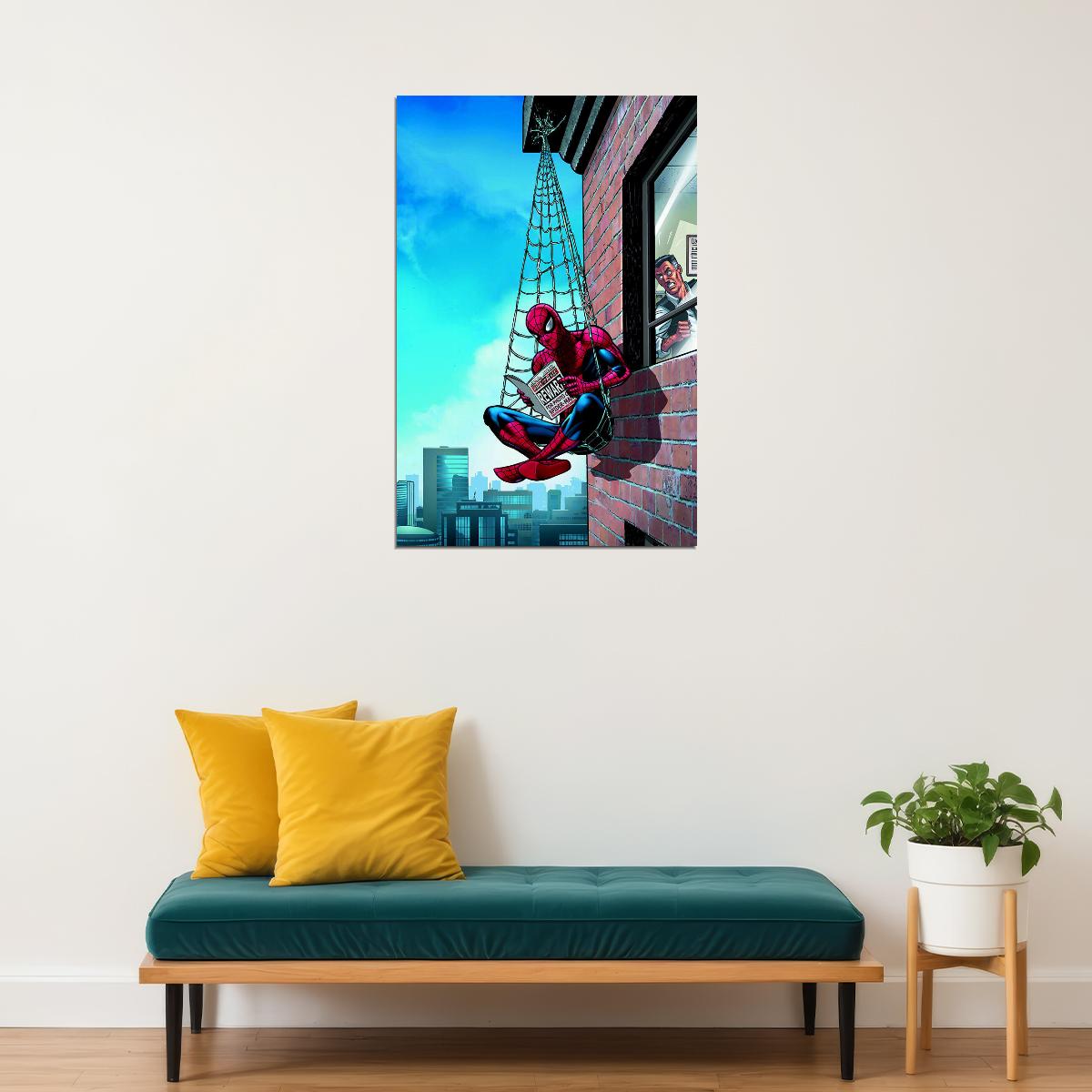 Spider Man Fictional Character Comic Superhero Poster Wall Art Print Home Wall Decor
