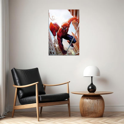 Spider Man Comic Adventure Danger Superhero Poster Wall Art Print Home Wall Decor