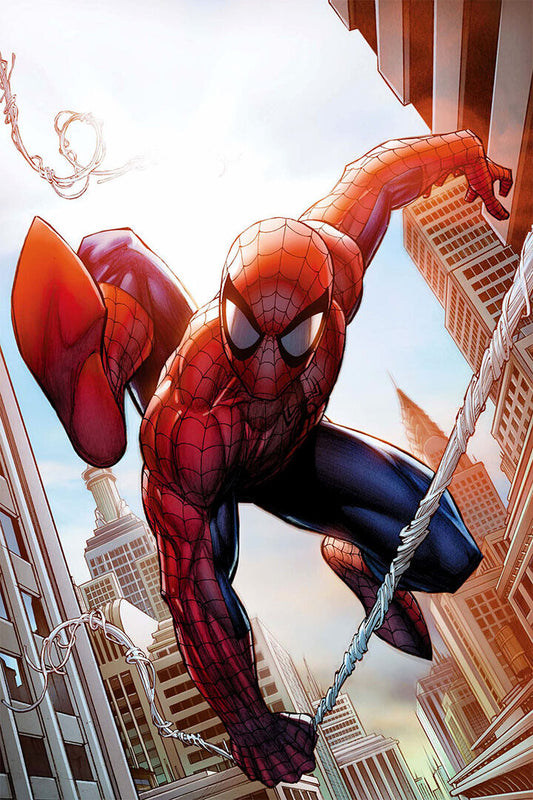 Spider Man Comic Adventure Danger Superhero Poster Wall Art Print Home Wall Decor