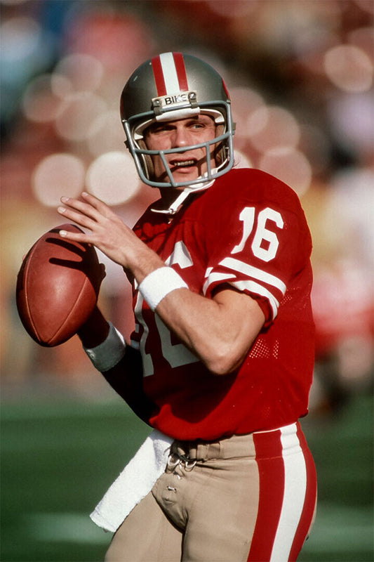 Football Joe Montana Athlete Kansas City Poster Wall Art Print Home Wall Decor - xonomax