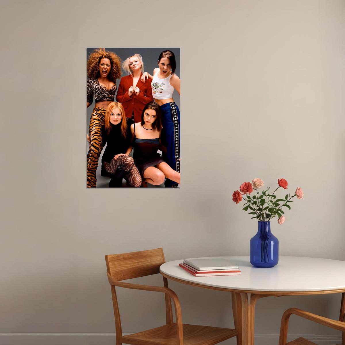 Spice Girls Award Artists Singers Musicians Poster Wall Art Print Home Wall Decor - xonomax