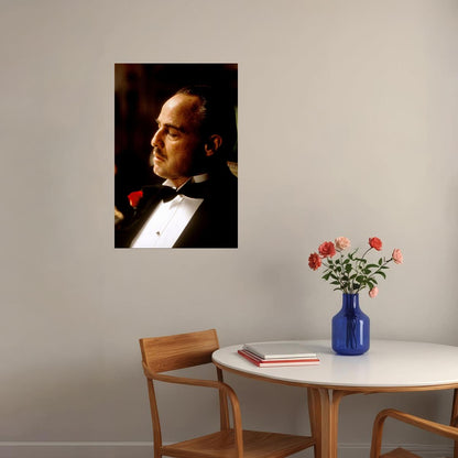 The Godfather Movie Marlon Brando Crime Drama Poster Wall Art Print Home Wall Decor