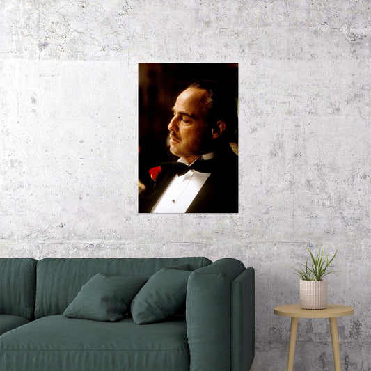 The Godfather Movie Marlon Brando Crime Drama Poster Wall Art Print Home Wall Decor