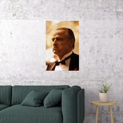 The Godfather Movie Actor Marlon Brando Photo Poster Wall Art Print Home Wall Decor