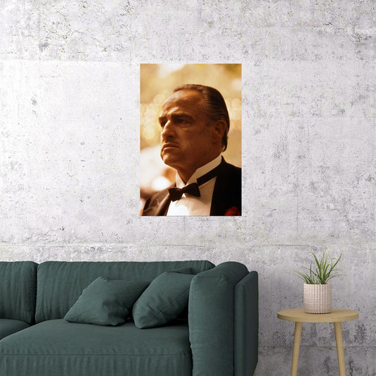 The Godfather Movie Actor Marlon Brando Photo Poster Wall Art Print Home Wall Decor