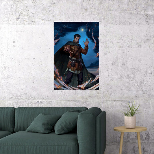 Wizard Fantasy Comic Picture Poster Wall Art Print Home Wall Decor - xonomax