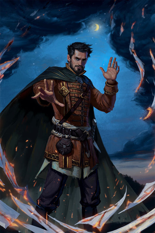 Wizard Fantasy Comic Picture Poster Wall Art Print Home Wall Decor - xonomax