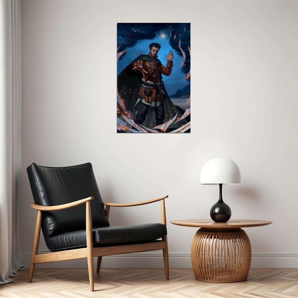 Wizard Fantasy Comic Picture Poster Wall Art Print Home Wall Decor - xonomax