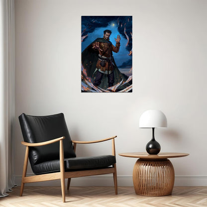 Wizard Fantasy Comic Picture Poster Wall Art Print Home Wall Decor - xonomax