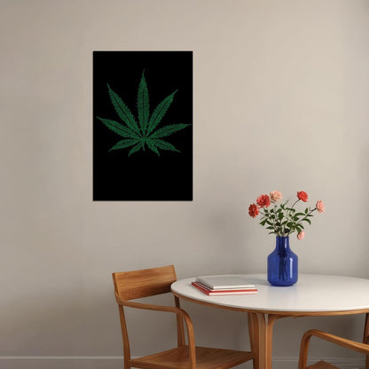 Marijuana Theme A Wiser Bud Poster Wall Art Print Home Wall Decor - xonomax