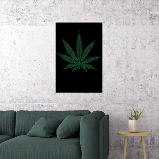 Marijuana Theme A Wiser Bud Poster Wall Art Print Home Wall Decor - xonomax