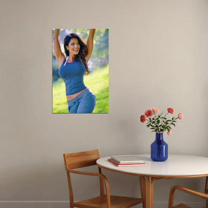 Denise Milani Sexy Model Sportswear Fashion Poster Wall Art Print Home Wall Decor - xonomax