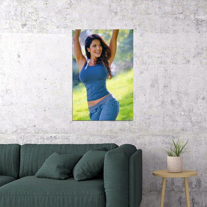Denise Milani Sexy Model Sportswear Fashion Poster Wall Art Print Home Wall Decor - xonomax