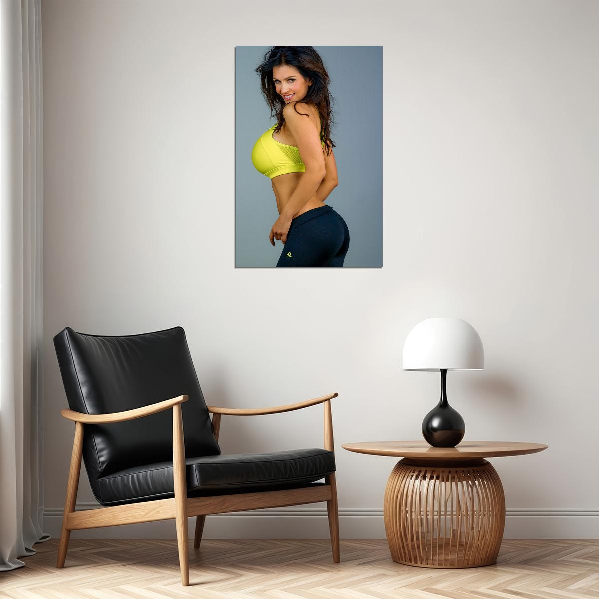 Denise Milani Sexy Female Model Sportswear Poster Wall Art Print Home Wall Decor - xonomax