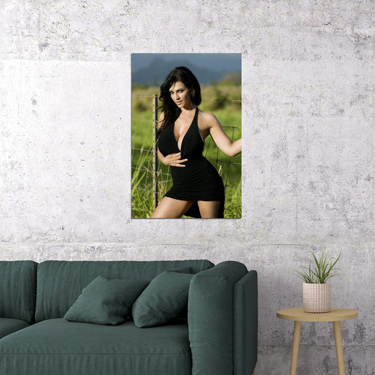 Denise Milani Sexy Female Celebrity Model Poster Wall Art Print Home Wall Decor - xonomax