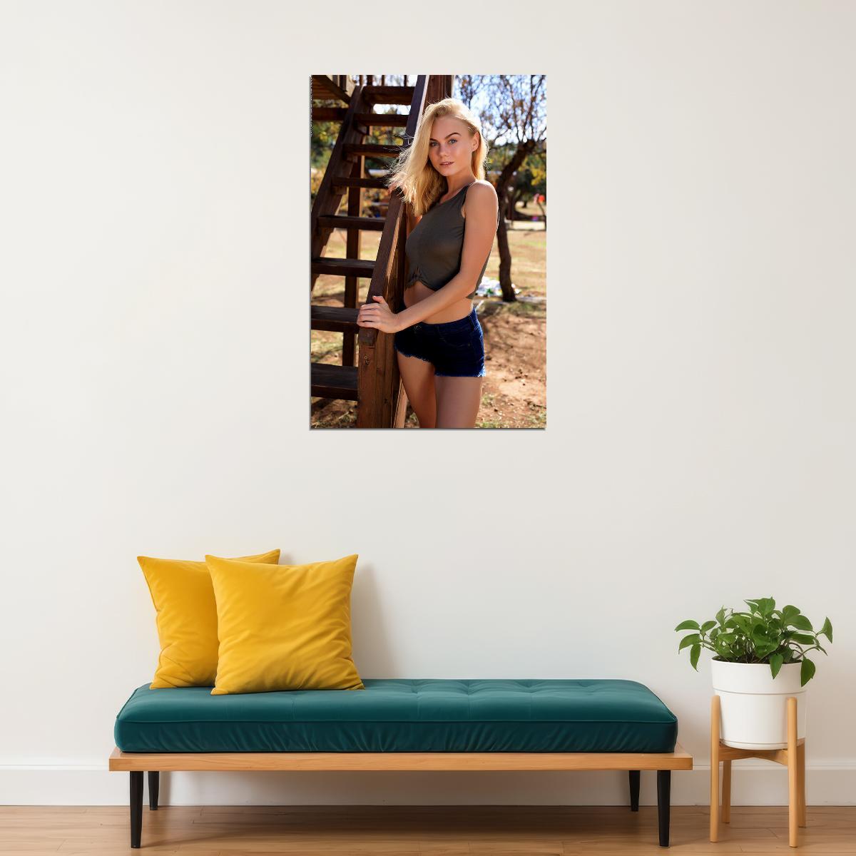 Nancy A Sexy Hot Girl Young Model Poster Wall Art Print Home Wall Decor - xonomax