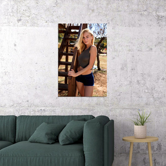 Nancy A Sexy Hot Girl Young Model Poster Wall Art Print Home Wall Decor - xonomax