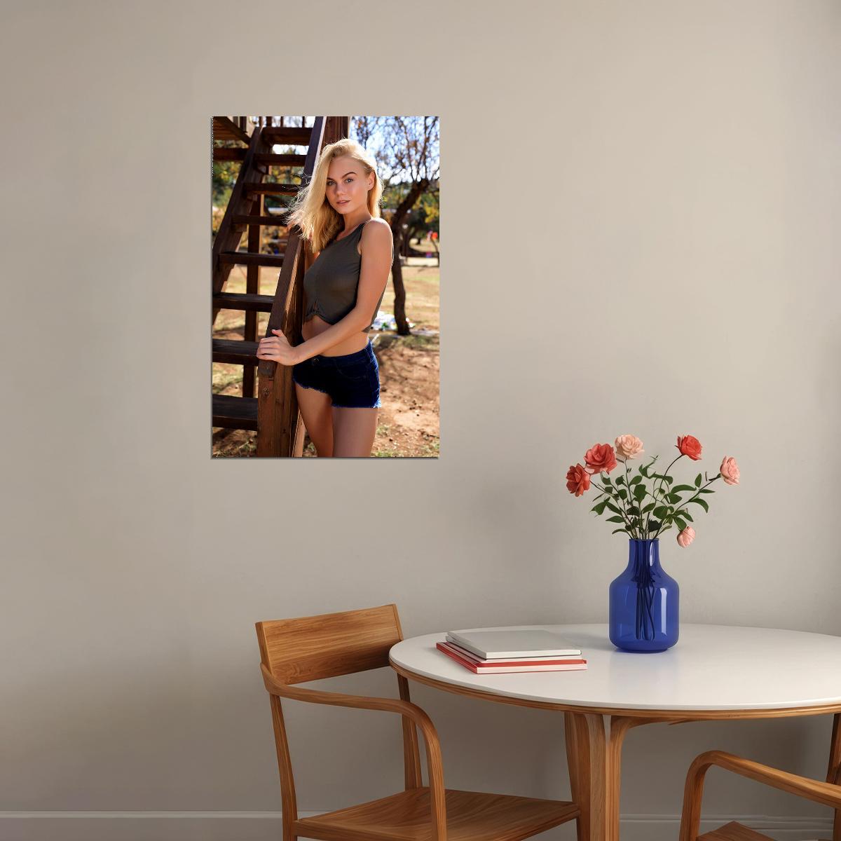 Nancy A Sexy Hot Girl Young Model Poster Wall Art Print Home Wall Decor - xonomax