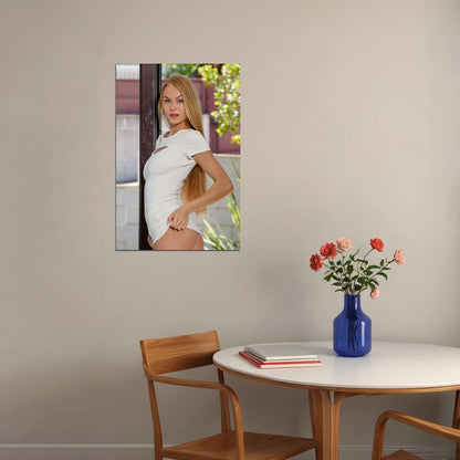 Nancy A Sexy Hot Girl Model Fashion Poster Wall Art Print Home Wall Decor - xonomax