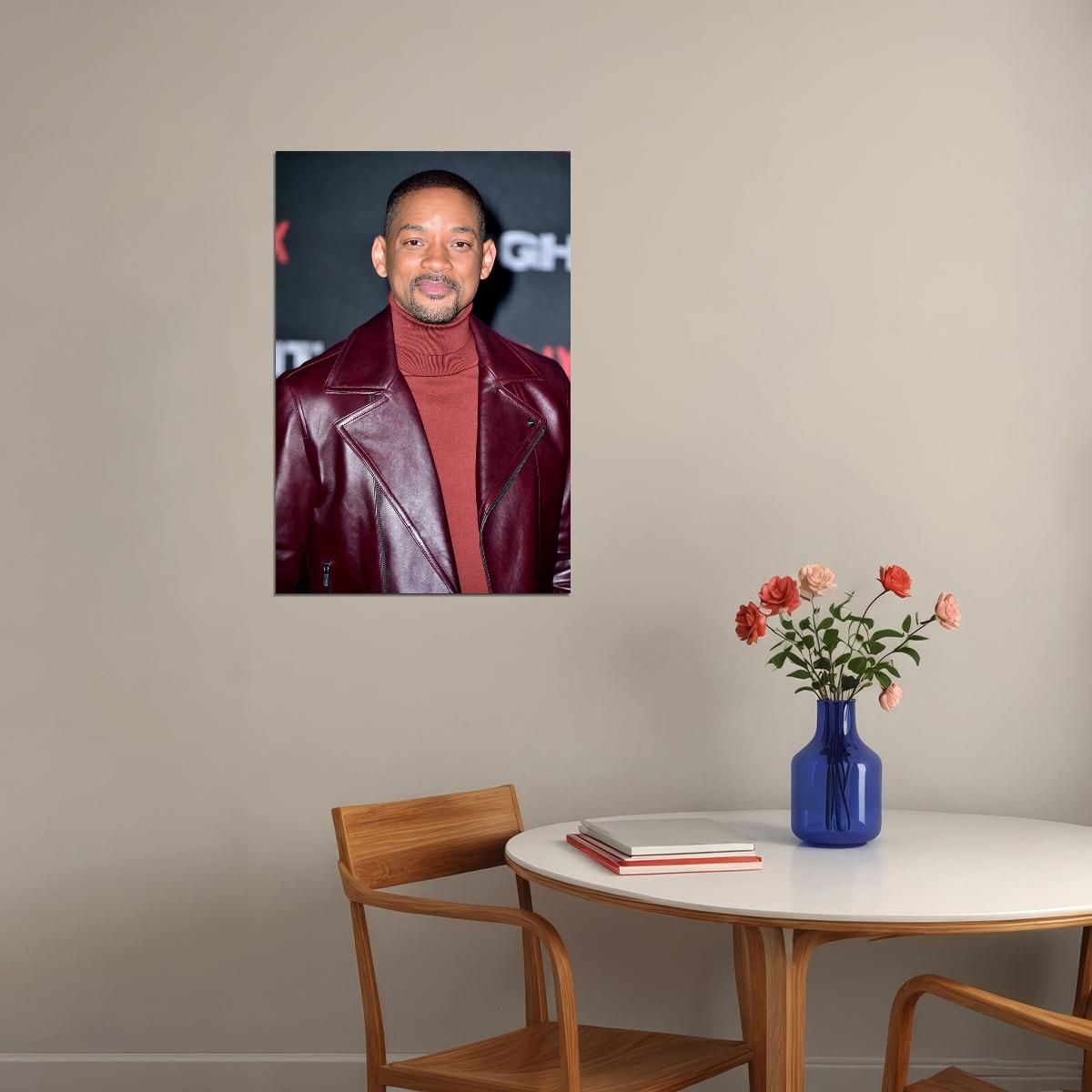 Will Smith Posed Movie Actor Rapper Artist Poster Wall Art Print Home Wall Decor - xonomax