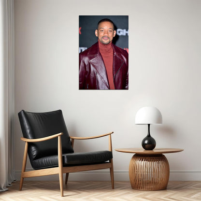 Will Smith Posed Movie Actor Rapper Artist Poster Wall Art Print Home Wall Decor - xonomax