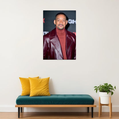 Will Smith Posed Movie Actor Rapper Artist Poster Wall Art Print Home Wall Decor - xonomax