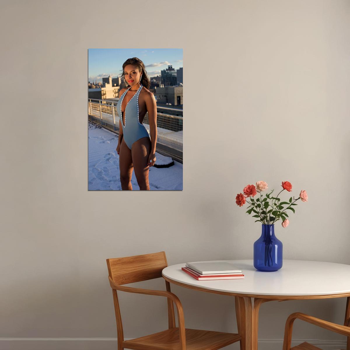 Knocked Out Brandi Sexy Female Model Poster Wall Art Print Home Wall Decor - xonomax