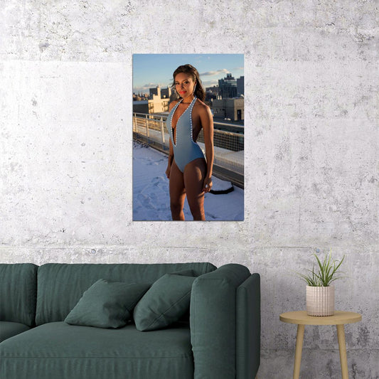 Knocked Out Brandi Sexy Female Model Poster Wall Art Print Home Wall Decor - xonomax