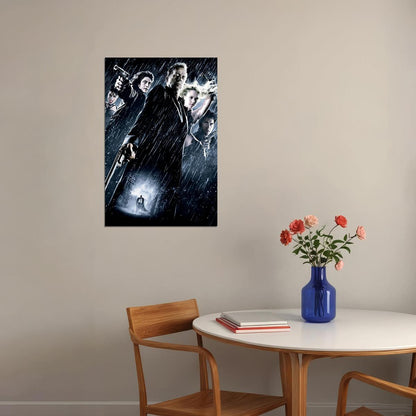 Sin City Movie Crime Thriller Action Bruce Willis Poster Wall Art Print Home Wall Decor