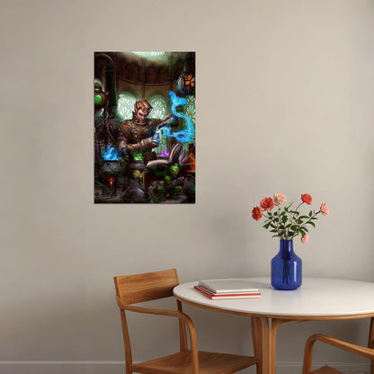 Alchemy Acolyte Picture Cartoon Poster Wall Art Print Home Wall Decor - xonomax