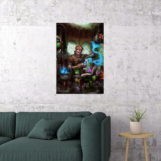 Alchemy Acolyte Picture Cartoon Poster Wall Art Print Home Wall Decor - xonomax