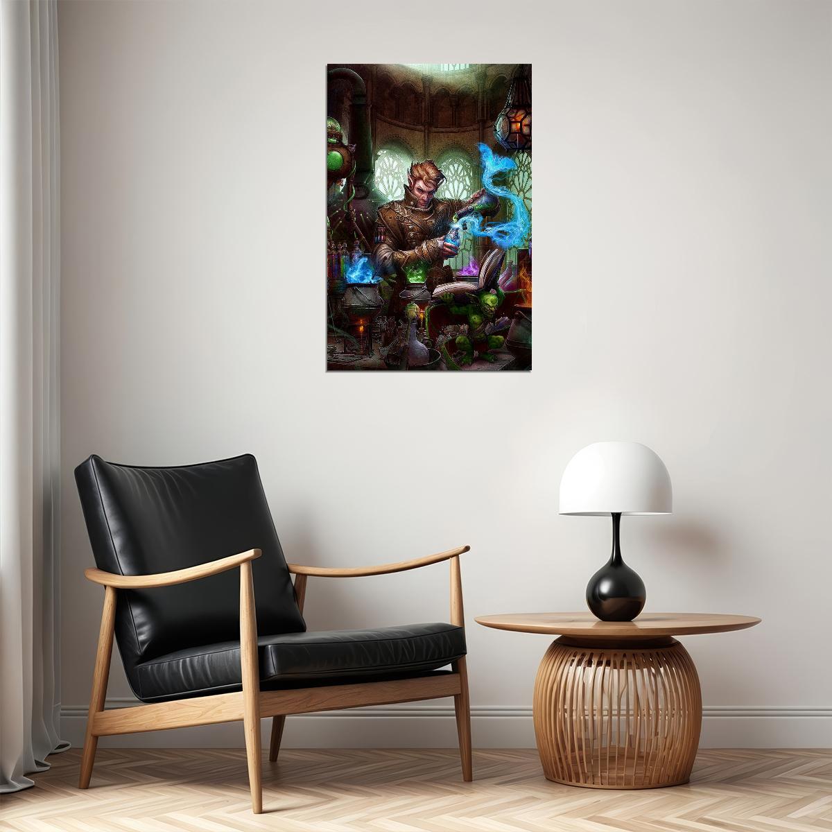 Alchemy Acolyte Picture Cartoon Poster Wall Art Print Home Wall Decor - xonomax