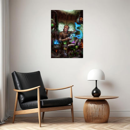 Alchemy Acolyte Picture Cartoon Poster Wall Art Print Home Wall Decor - xonomax