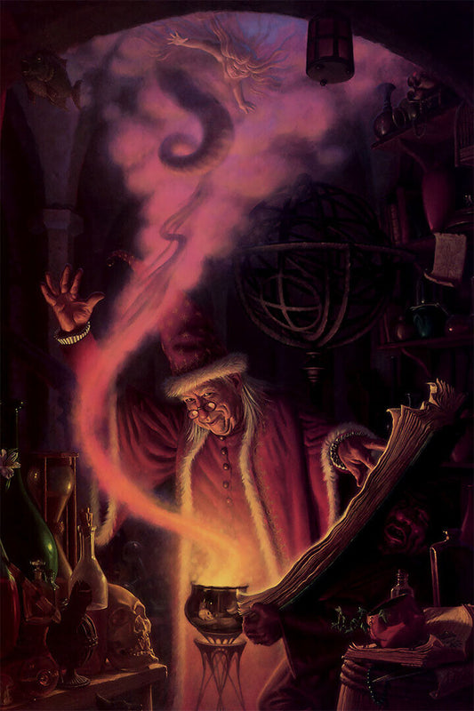 Alchemy Acolyte Cartoon Picture Poster Wall Art Print Home Wall Decor - xonomax