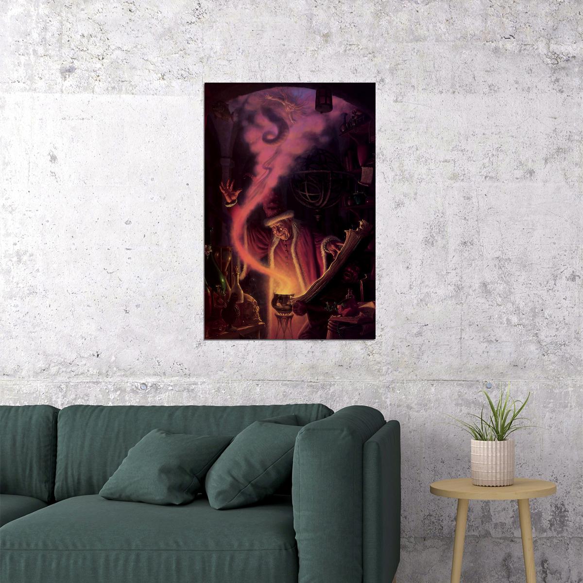Alchemy Acolyte Cartoon Picture Poster Wall Art Print Home Wall Decor - xonomax
