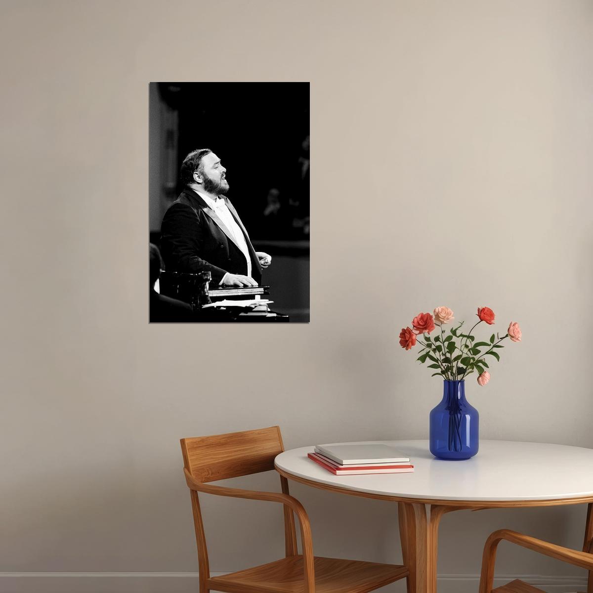 Luciano Pavarotti Opera Artist Music Picture Poster Wall Art Print Home Wall Decor - xonomax