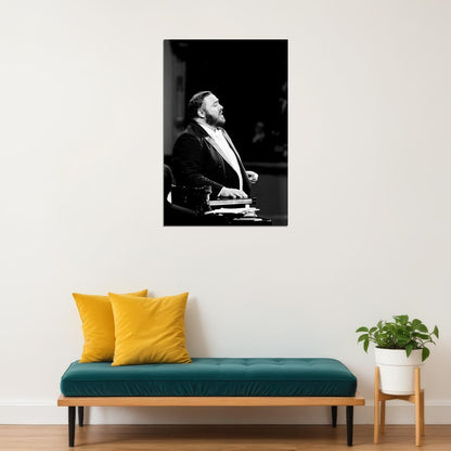Luciano Pavarotti Opera Artist Music Picture Poster Wall Art Print Home Wall Decor - xonomax