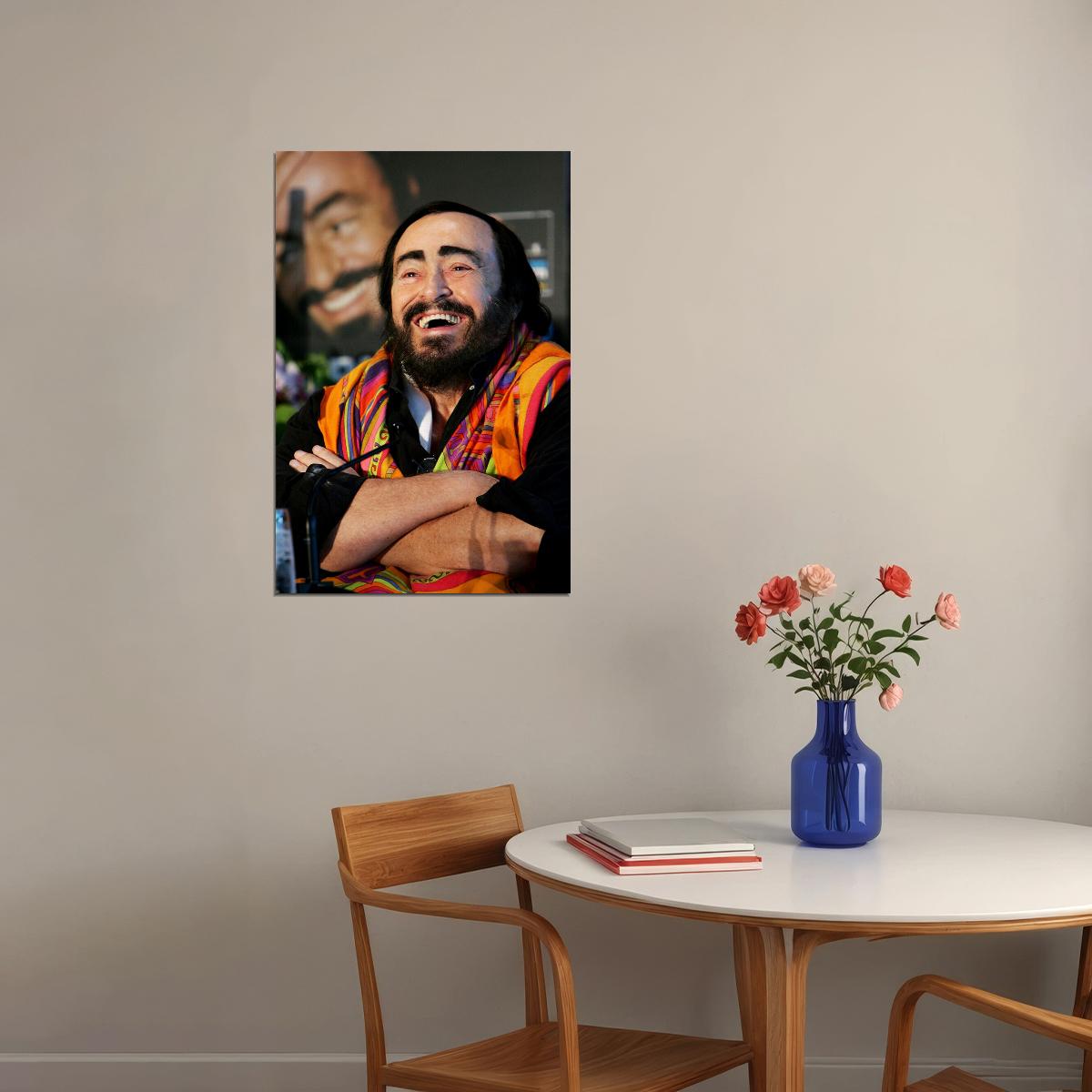 Luciano Pavarotti Charitable Artist Poster Wall Art Print Home Wall Decor - xonomax