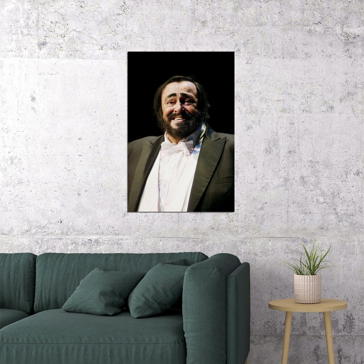 Luciano Pavarotti Artist Music Opera Poster Wall Art Print Home Wall Decor - xonomax