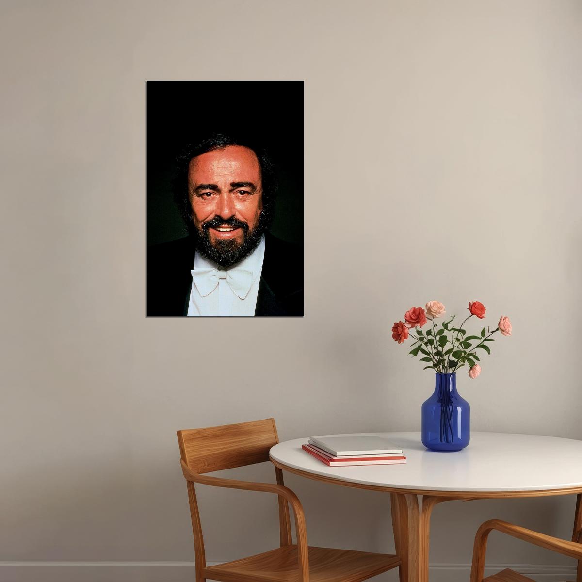 Luciano Pavarotti Music Opera Artist Poster Wall Art Print Home Wall Decor - xonomax