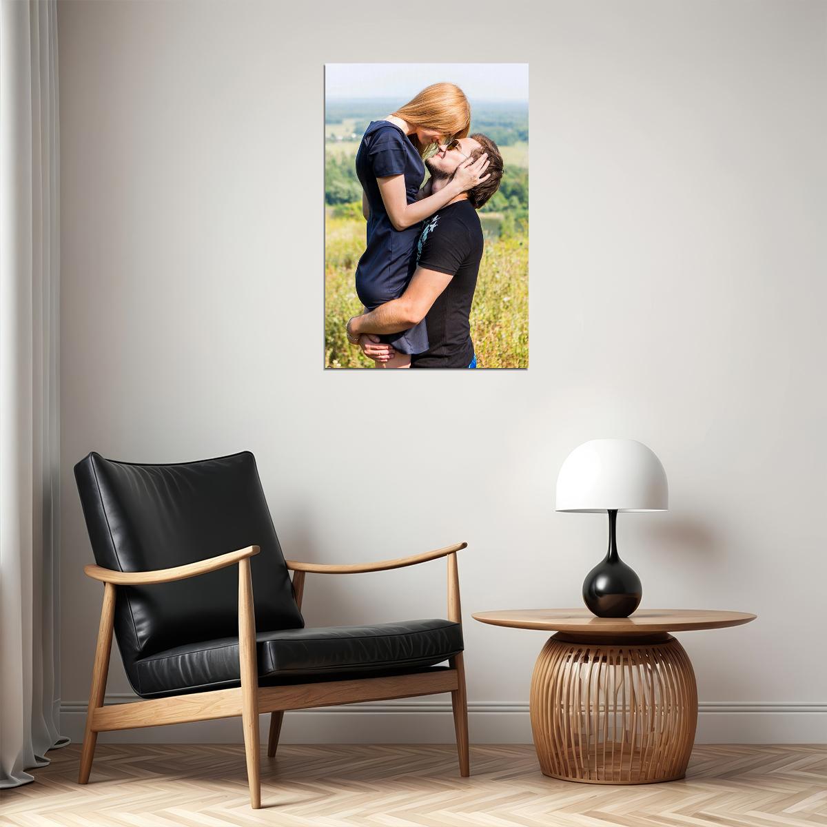 Two Lovers Landscape Picture Poster Wall Art Print Home Wall Decor - xonomax