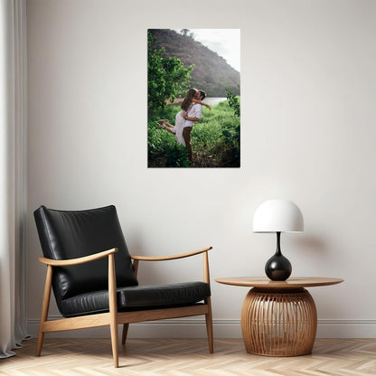 Two Lovers Landscape Photo Poster Wall Art Print Home Wall Decor - xonomax