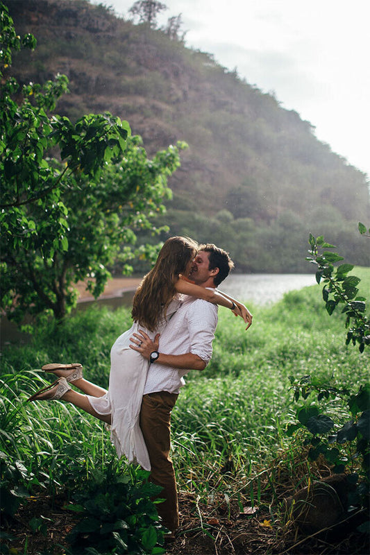 Two Lovers Landscape Photo Poster Wall Art Print Home Wall Decor - xonomax