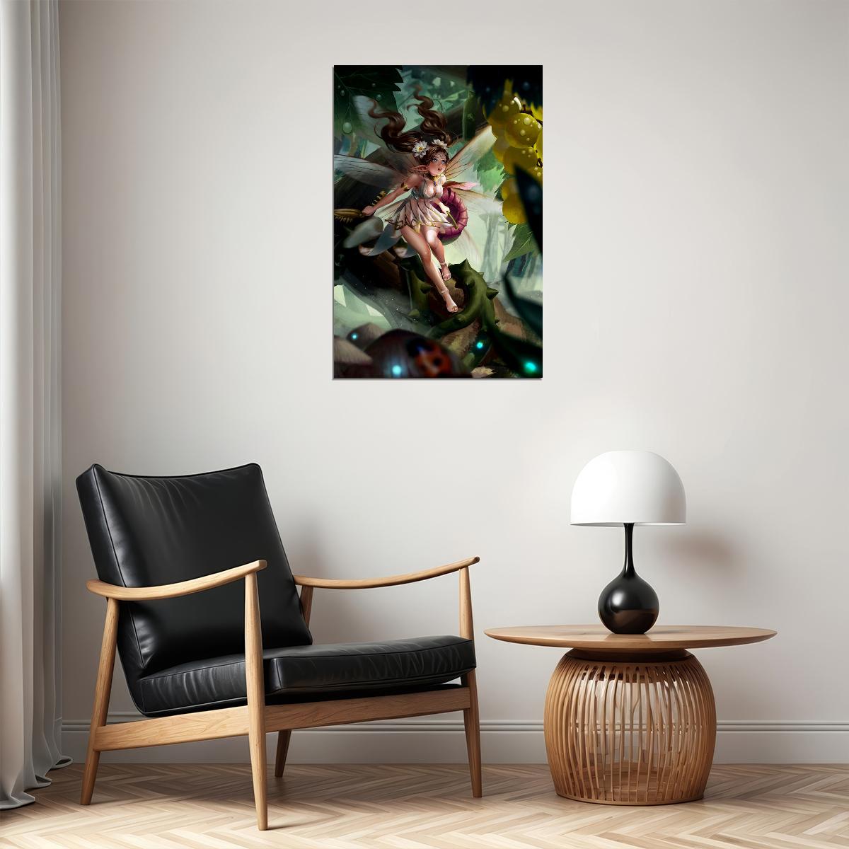 Fairies And Fireflies Fantasy Comic Poster Wall Art Print Home Wall Decor - xonomax