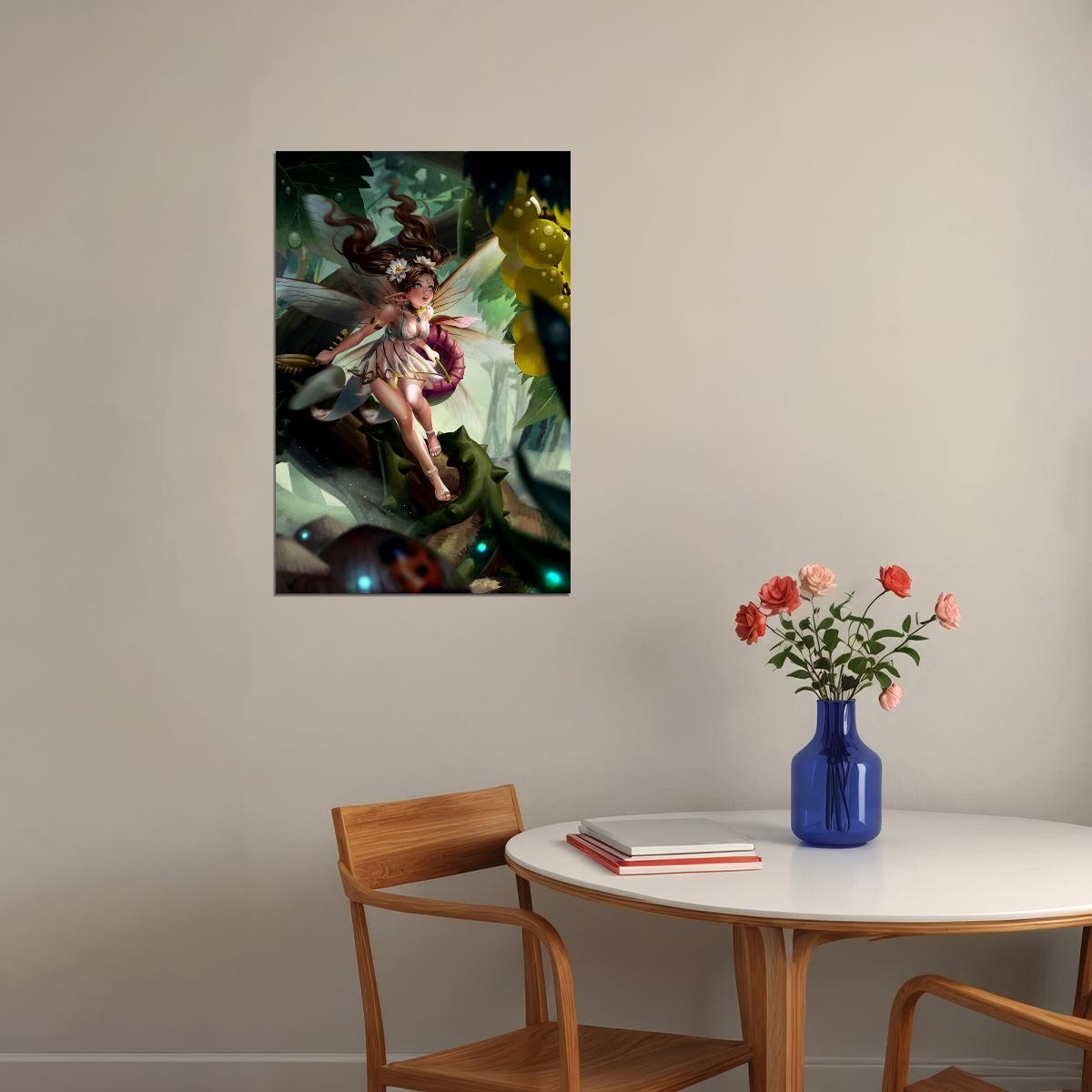 Fairies And Fireflies Fantasy Comic Poster Wall Art Print Home Wall Decor - xonomax