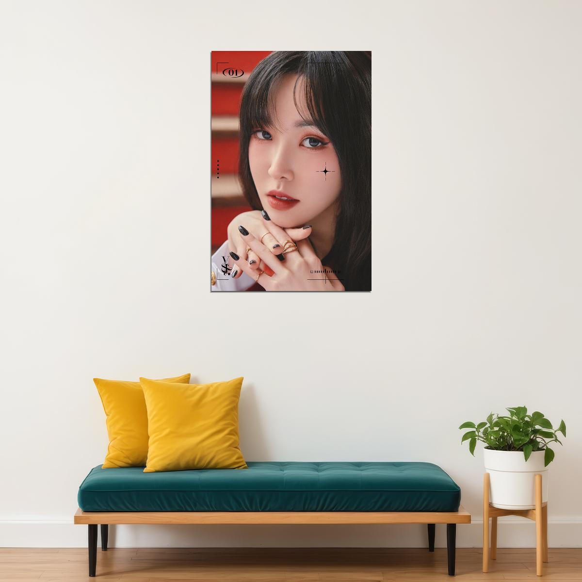 Yuju South Korean Singer Rec. Music Album Poster Wall Art Print Home Wall Decor - xonomax