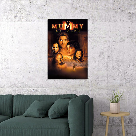 The Mummy Returns Movie Fantasy Adventure Poster Wall Art Print Home Wall Decor - xonomax