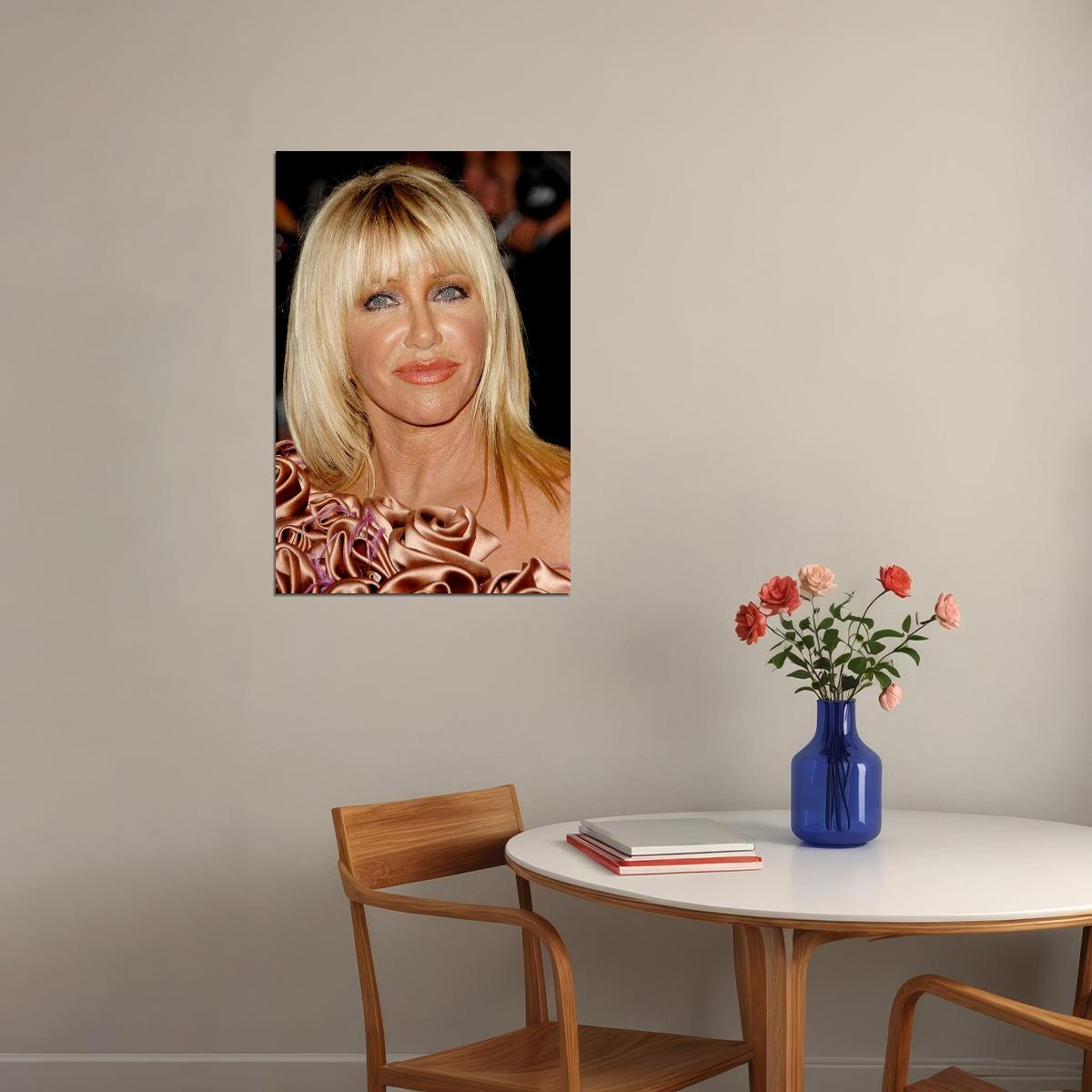 Suzanne Somers Artist Singer Movie Actress Poster Wall Art Print Home Wall Decor - xonomax