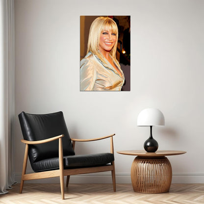 Suzanne Somers Singer Artist Movie Actress Poster Wall Art Print Home Wall Decor - xonomax